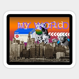 My world Sticker